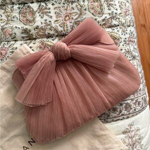 Loeffler Randall Rayne bow organza Clutch